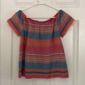 Pastel off the shoulder top